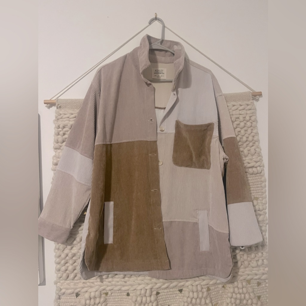Patchwork Shacket Size Lg